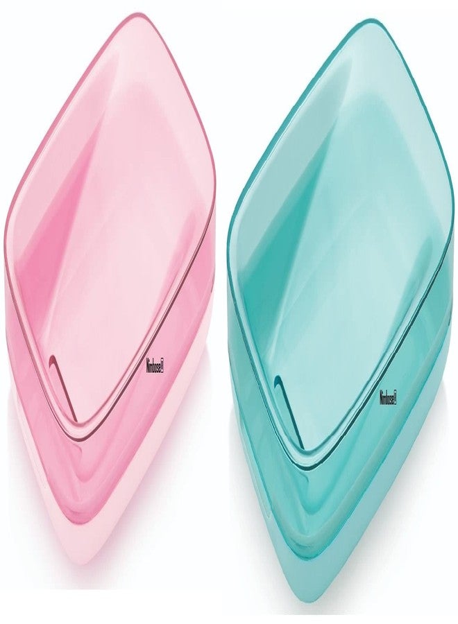 Nimbose® Soap Case for Bathroom Stylish, Plastic Travel Soap Box, Soap Case Holder for Bathroom Accessories (Random Colors, Pack of 2) - Image 1